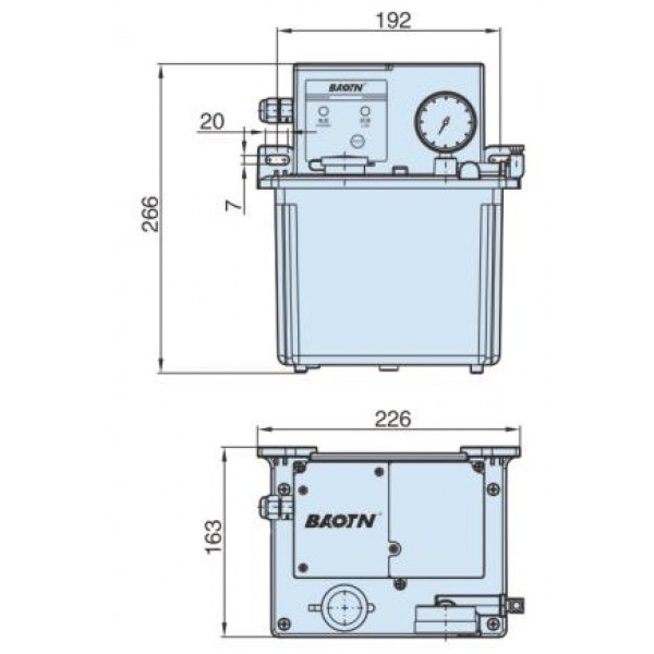 BTA-C13 PLC управляет насосом для смазки жидким маслом 