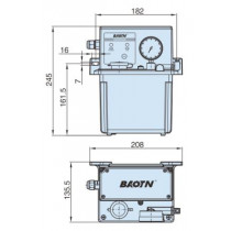 BTA-C12 PLC управление насосом для смазки жидким маслом